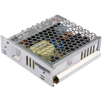 MEAN WELL Switching Power Supply, LRS-75-24, 24V dc, 3.2A, 76.8W, 1 Output, 120 → 373 V dc, 85 → 264 V ac