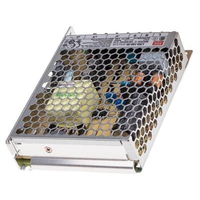MEAN WELL Switching Power Supply, LRS-100-36, 36V dc, 2.8A, 100.8W, 1 Output, 120 → 373 V dc, 85 → 264 V