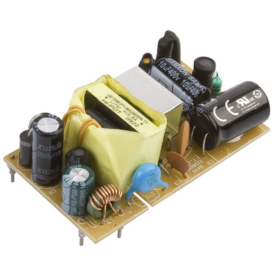 XP Power Switching Power Supply, VCP15US12, 12V dc, 1.25A, 15W, 1 Output, 90 → 264V ac Input Voltage