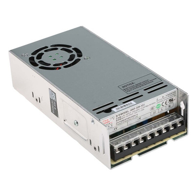 RS PRO Switching Power Supply, 12V dc, 25A, 300W, 1 Output, 120 → 370 V dc, 90 → 264 V ac Input Voltage