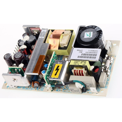 Artesyn Embedded Technologies Switching Power Supply, LPT46, 5 V dc, 12 V dc, 24 V dc, 1.5 A, 5 A, 700mA, 40W, Triple