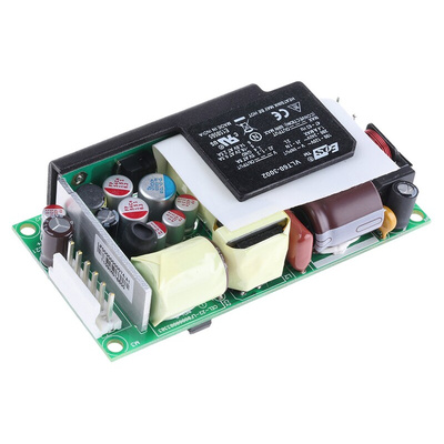 EOS Switching Power Supply, LFVLT60-3002, 5.2 V dc, 14.6 V dc, 2.5 A, 8 A, 500mA, 60W, Triple Output, 180 → 264