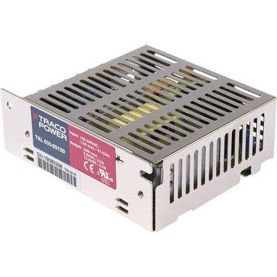 TRACOPOWER Switching Power Supply, TXL 035-0512D, 5 V dc, 12 V dc, 2.5A, 35W, Dual Output, 85 → 264V ac Input