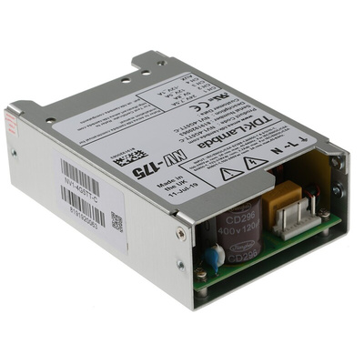 TDK-Lambda Switching Power Supply, NV1-4G5TT-C, 5 V dc, ±12 V dc, ±24 V dc, 1A, 180W, Quad Output, 90 → 264V ac