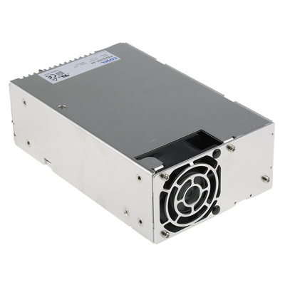 Cosel Switching Power Supply, PBA600F-24, 24V dc, 27A, 648W, 1 Output, 120 → 350 V dc, 85 → 264 V ac