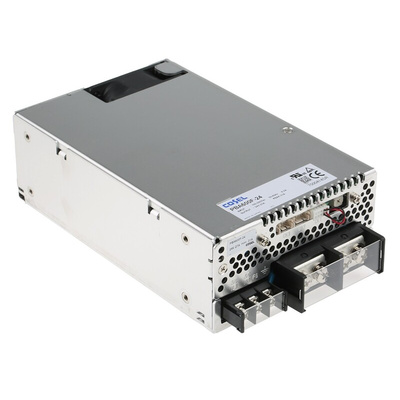 Cosel Switching Power Supply, PBA600F-24, 24V dc, 27A, 648W, 1 Output, 120 → 350 V dc, 85 → 264 V ac