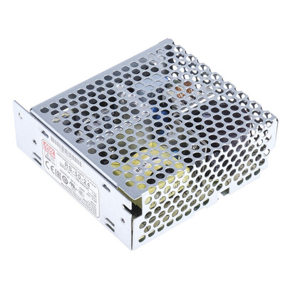 MEAN WELL Switching Power Supply, RS-50-24, 24V dc, 2.2A, 52.8W, 1 Output, 125 → 373 V dc, 88 → 264 V ac
