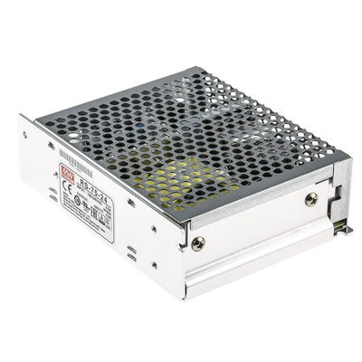 MEAN WELL Switching Power Supply, RS-75-24, 24V dc, 3.2A, 76.8W, 1 Output, 125 → 373 V dc, 88 → 264 V ac