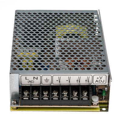 MEAN WELL Switching Power Supply, RS-100-12, 12V dc, 8.5A, 102W, 1 Output, 125 → 373 V dc, 88 → 264 V ac