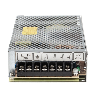 MEAN WELL Switching Power Supply, RS-150-12, 12V dc, 12.5A, 150W, 1 Output, 176 → 264 V ac, 248 → 373 V