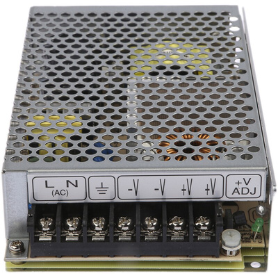MEAN WELL Switching Power Supply, RS-100-24, 24V dc, 4.5A, 108W, 1 Output, 125 → 373 V dc, 88 → 264 V ac
