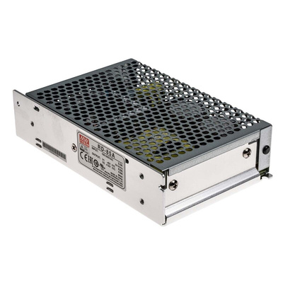 MEAN WELL Switching Power Supply, RD-85A, 5 V dc, 12 V dc, 4A, 88W, Dual Output, 125 → 373 V dc, 88 → 264