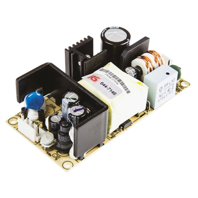 MEAN WELL Switching Power Supply, RPS-60-15, 15V dc, 4A, 60W, 1 Output, 127 → 370 V dc, 90 → 264 V ac