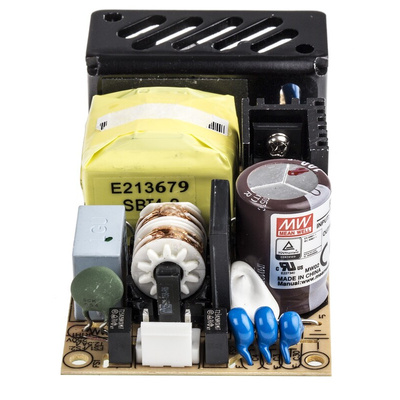 MEAN WELL Switching Power Supply, RPD-60B, 5 V dc, 24 V dc, 1.5A, 53.5W, Dual Output, 127 → 370 V dc, 90