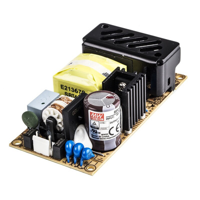 MEAN WELL Switching Power Supply, RPD-60B, 5 V dc, 24 V dc, 1.5A, 53.5W, Dual Output, 127 → 370 V dc, 90
