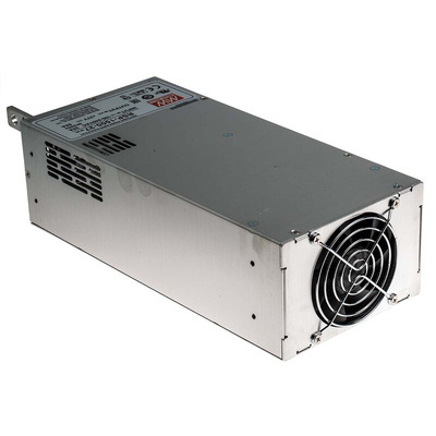 MEAN WELL Switching Power Supply, RSP-1500-27, 27V dc, 56A, 1.5kW, 1 Output, 127 → 370 V dc, 90 → 264 V