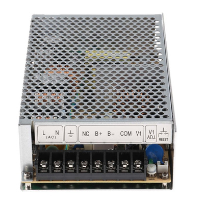 MEAN WELL Switching Power Supply, AD-155B, 27.1 V dc, 27.6 V dc, 5 A, 500 mA, 151.5W, Dual Output, 124 → 370 V