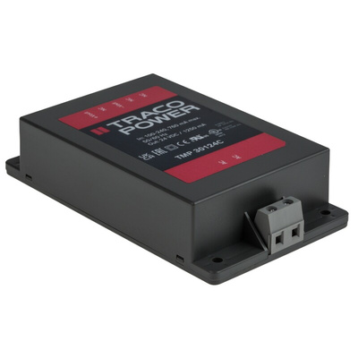 TRACOPOWER Switching Power Supply, TMP 30124C, 24V dc, 1.25A, 30W, 1 Output, 120 → 370 V dc, 85 → 264 V