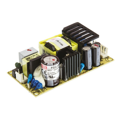 MEAN WELL Switching Power Supply, PSC-60A, 13.8V dc, 1.5A, 59W, Dual Output, 127 → 370 V dc, 90 → 264 V