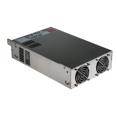 MEAN WELL Switching Power Supply, RSP-3000-24, 24V dc, 125A, 3kW, 1 Output, 180 → 264 V ac, 254 → 370 V