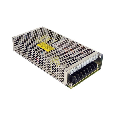 MEAN WELL Switching Power Supply, RS-150-15, 15V dc, 10A, 150W, 1 Output, 176 → 264 V ac, 248 → 373 V dc,