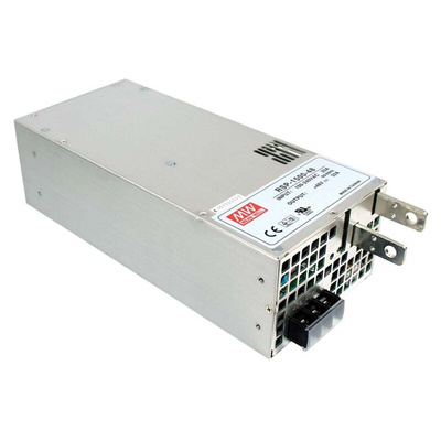 MEAN WELL Switching Power Supply, RSP-1500-5, 5V dc, 240A, 1.2kW, 1 Output, 127 → 370 V dc, 90 → 264 V ac