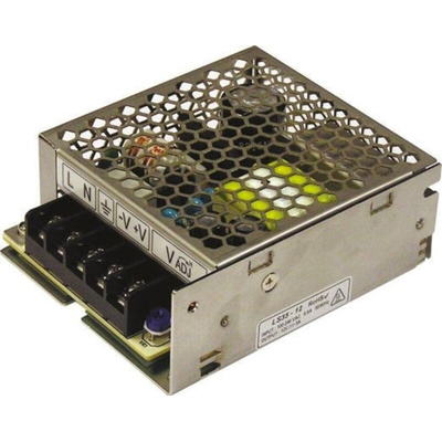 TDK-Lambda Switching Power Supply, LS35-12, 12V dc, 3A, 35W, 1 Output, 125 → 373 V dc, 88 → 264 V ac