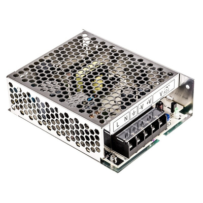 TDK-Lambda Switching Power Supply, LS75-24, 24V dc, 3.2A, 75W, 1 Output, 125 → 373 V dc, 88 → 264 V ac