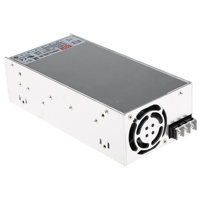 MEAN WELL Switching Power Supply, HRPG-600-36RS, 36V dc, 17.5A, 630W, 1 Output, 120 → 370 V dc, 85 → 264