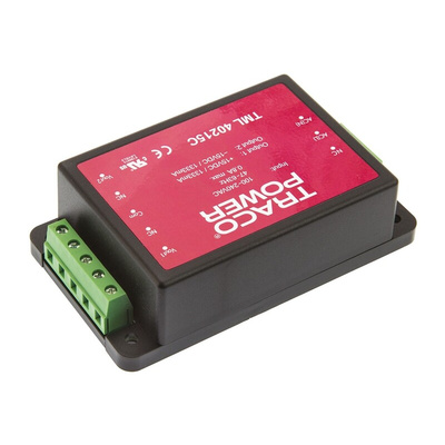 TRACOPOWER Switching Power Supply, TML 40215C, ±15V dc, 1.333A, 40W, Dual Output, 100 → 375 V dc, 90 →