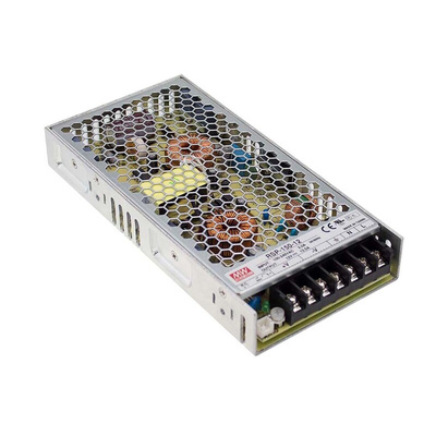 MEAN WELL Switching Power Supply, RSP-150-12RS, 12V dc, 12.5A, 150W, 1 Output, 120 → 370 V dc, 85 → 264 V