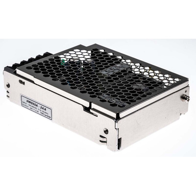 TDK-Lambda Switching Power Supply, HWS50A-24/A, 24V dc, 2.2A, 50W, 1 Output, 120 → 370 V dc, 85 → 265 V