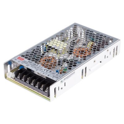 MEAN WELL Switching Power Supply, RSP-100-5RS, 5V dc, 20A, 100W, 1 Output, 120 → 370 V dc, 85 → 264 V ac