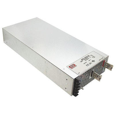 MEAN WELL Switching Power Supply, RST-5000-48, 48V dc, 105A, 5kW, 1 Output, 196 → 305 V ac, 340 → 530 V