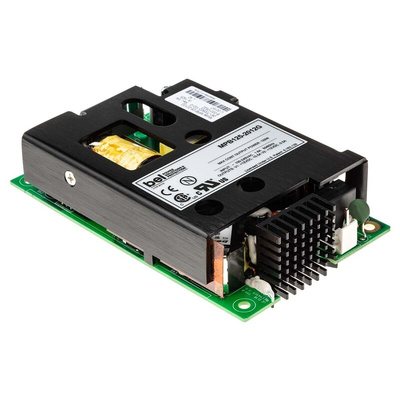 BEL POWER SOLUTIONS INC Switching Power Supply, MPB125-2012G, 12V dc, 10.5 A, 500mA, 125W, Dual Output, 90 →