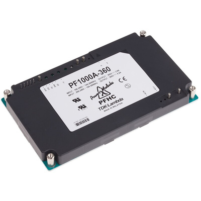 TDK-Lambda Switching Power Supply, PF-1000A-360, 360V dc, 4.2A, 1.5kW, 1 Output, 85 → 265V ac Input Voltage