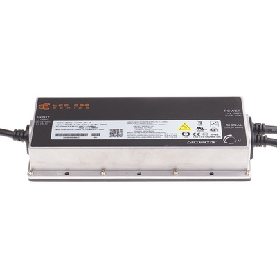 Artesyn Embedded Technologies Switching Power Supply, LCC600-28U-4P, 28V dc, 21.4A, 600W, 1 Output, 90 → 264V ac