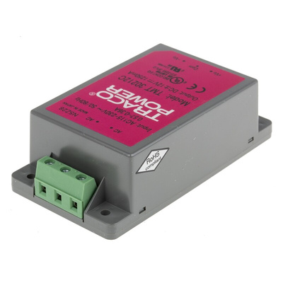 TRACOPOWER Switching Power Supply, TMT 30212C, ±12V dc, 1.25A, 30W, Dual Output, 85 → 264 V ac, 85 → 370