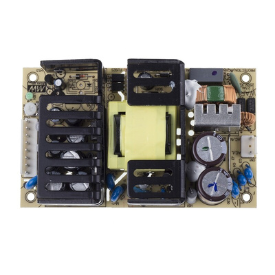 MEAN WELL Switching Power Supply, RPD-75A, 5 V dc, 12 V dc, 3A, 71W, Dual Output, 127 → 370 V dc, 90 →