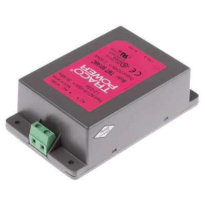 TRACOPOWER Switching Power Supply, TMT 50148C, 48V dc, 1.15A, 50W, 1 Output, 85 → 264 V ac, 85 → 370 V dc