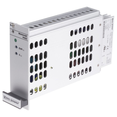 Eplax Switching Power Supply, 116-010064A, 12V dc, 5A, 60W, 1 Output, 115 V ac, 230 V ac Input Voltage