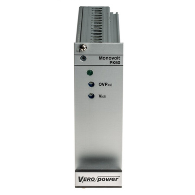 Eplax Switching Power Supply, 116-010066F, 24V dc, 2.5A, 60W, 1 Output, 115 V ac, 230 V ac Input Voltage