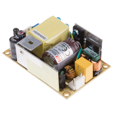 MEAN WELL Switching Power Supply, RPS-65-24, 24V dc, 2.71A, 65W, 1 Output, 80 → 264V ac Input Voltage