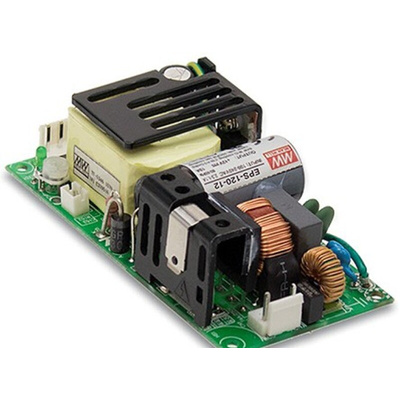 MEAN WELL Switching Power Supply, EPS-120-24, 24V dc, 5A, 84W, 1 Output, 113 → 370 V dc, 80 → 264 V ac
