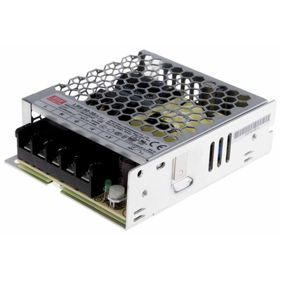MEAN WELL Switching Power Supply, LRS-50-36, 36V dc, 1.45A, 52.2W, 1 Output, 120 → 373 V dc, 85 → 264 V