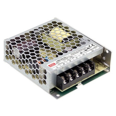 MEAN WELL Switching Power Supply, LRS-50-48, 48V dc, 1.1A, 52.8W, 1 Output, 120 → 373 V dc, 85 → 264 V ac