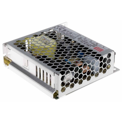 MEAN WELL Switching Power Supply, LRS-75-15, 15V dc, 5A, 75W, 1 Output, 120 → 373 V dc, 85 → 264 V ac