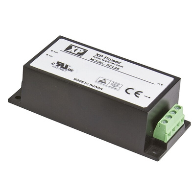 XP Power Switching Power Supply, ECL25US09-S, 9V dc, 2.8A, 25W, 1 Output, 120 → 370 V dc, 85 → 264 V ac