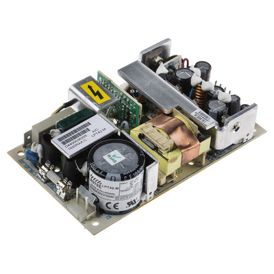 Artesyn Embedded Technologies Switching Power Supply, LPT42-M, 5 V dc, ±12 V dc, 2.5 A, 5 A, 700mA, 40W, Triple Output,