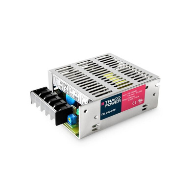 TRACOPOWER Switching Power Supply, TXL 050-05S, 5V dc, 10A, 50W, 1 Output, 85 → 264V ac Input Voltage